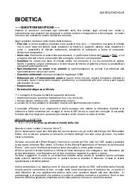 dispensa di bioetica