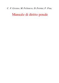 Manuale di diritto penale. Parte generale -parte II