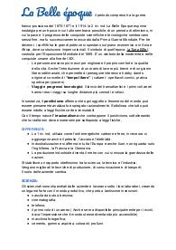 Storia 5 anno del liceo: belle époque e nazionalismo