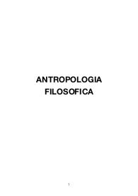 Antropologia Filosofica, prof Gomarasca, Università Cattolica del Sacro Cuore 2023/2024