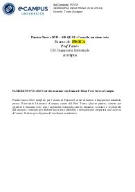 PANIERE NUOVO 2025 Corretto massimo voto Esame di Fisica Prof. Torres eCampus