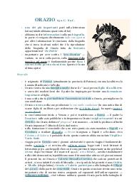 Appunti su vita e opere di Orazio esame di maturità
