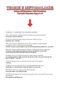 TEORIE E METODOLOGIE - Scienze dell'educazione e della Formazione - Università Telematica Pegaso L-19