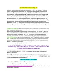 Appunti di Geologia del sedimentario