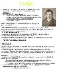 Appunti Fichte
