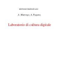 Laboratorio di cultura digitale