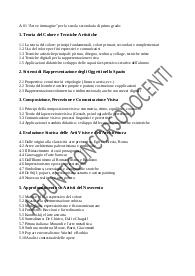 Appunti Concorso Docenti A-01 Arte e immagine nell'istruzione secondaria di I e II grado