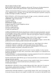 programma di storia