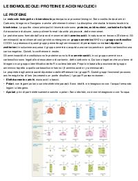 le biomolecole proteine e acidi nucleici