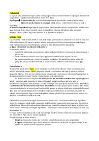 Riassunto Lingue e Spazi