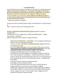 Appunti Italiano V Liceo Classico