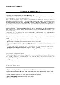 dispensa comunicazione d'impresa unicatt
