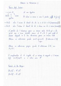 Analisi Matematica 1
