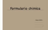 Formulario di Chimica 1