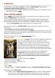 Appunti Arte-Bernini (Barocco)