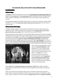 Riassunti Manuale psicologia dello sviluppo (Santrock) e l'Abbraccio che crea (Commodari)