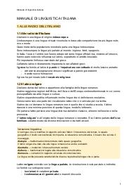 MANUALE DI LINGUISTICA ITALIANA