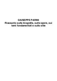 Giuseppe Parini - Biografia, Opere Principali, Temi Fondamentali, Stile