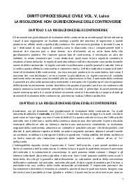 riassunto di DIRITTO PROCESSUALE CIVILE VOL. 5, Luiso