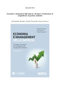 Economia e management delle imprese. Strategie e strumenti per la competitività e la gestione aziendale