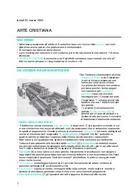 riassunto sull' arte paleocristiana