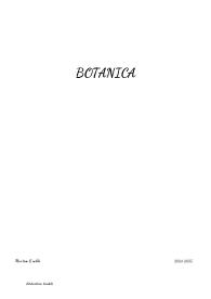 Appunti di Botanica, Università di Ferrara, 2024