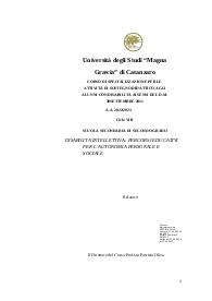 Tesi TFA Sostegno