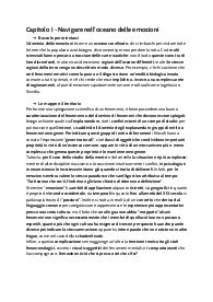 RIASSUNTO + APPUNTI LEZIONE "Come funzionano le emozioni"