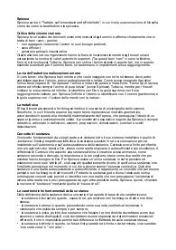 Appunti Spinoza