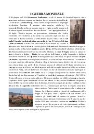 I Guerra Mondiale