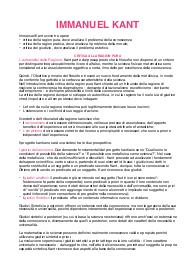 Riassunto maturità: Immanuel Kant