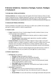 Il sistema scheletrico