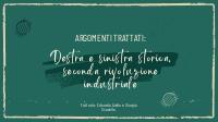 PowerPoint destra e sinistra storica e rivoluzione industriale