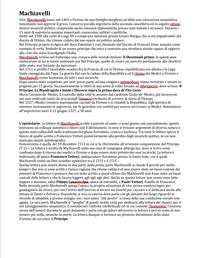 Appunti Machiavelli