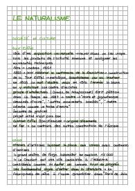 appunti in francese NATURALISME e SYMBOLISME