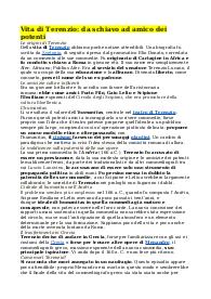 Terenzio vita e opere