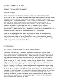 Riassunto 'sulla democrazia' Dahl