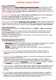 Riassunto completo del libro "Marketing del Turismo"- Kotler, Bowen e Makens