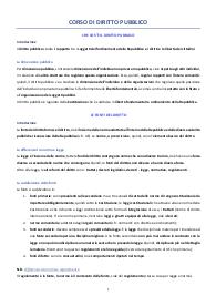 Appunti di Diritto Pubblico, prof. Falletta, Università degli Studiti dell'Insubria, 2024/2025