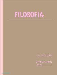 Appunti di Filosofia (Positivismo)