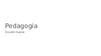 Scuole nuove e attivismo