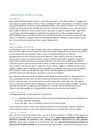 riassunto di Laboratorio interculturale