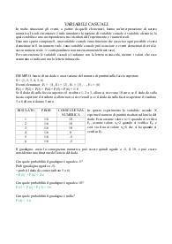 Appunti sulle variabili