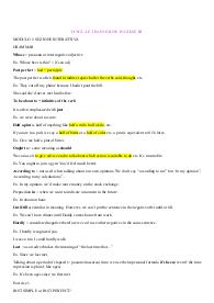 Appunti di lingua e traduzione inglese III
