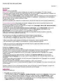 Appunti di Mass Media Professoressa Gabriela Galati