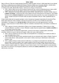 Riassunto Galileo galilei