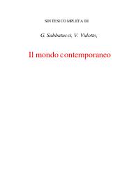 Il mondo contemporaneo