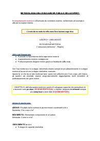 METODOLOGIA dell'EDUCAZIONE FISICA