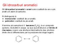 power point chimica: idrocarburi aromatici