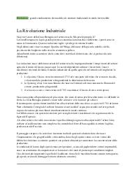 Storia- Liceo quarto anno, la Rivoluzione industriale e la Rivoluzione americana